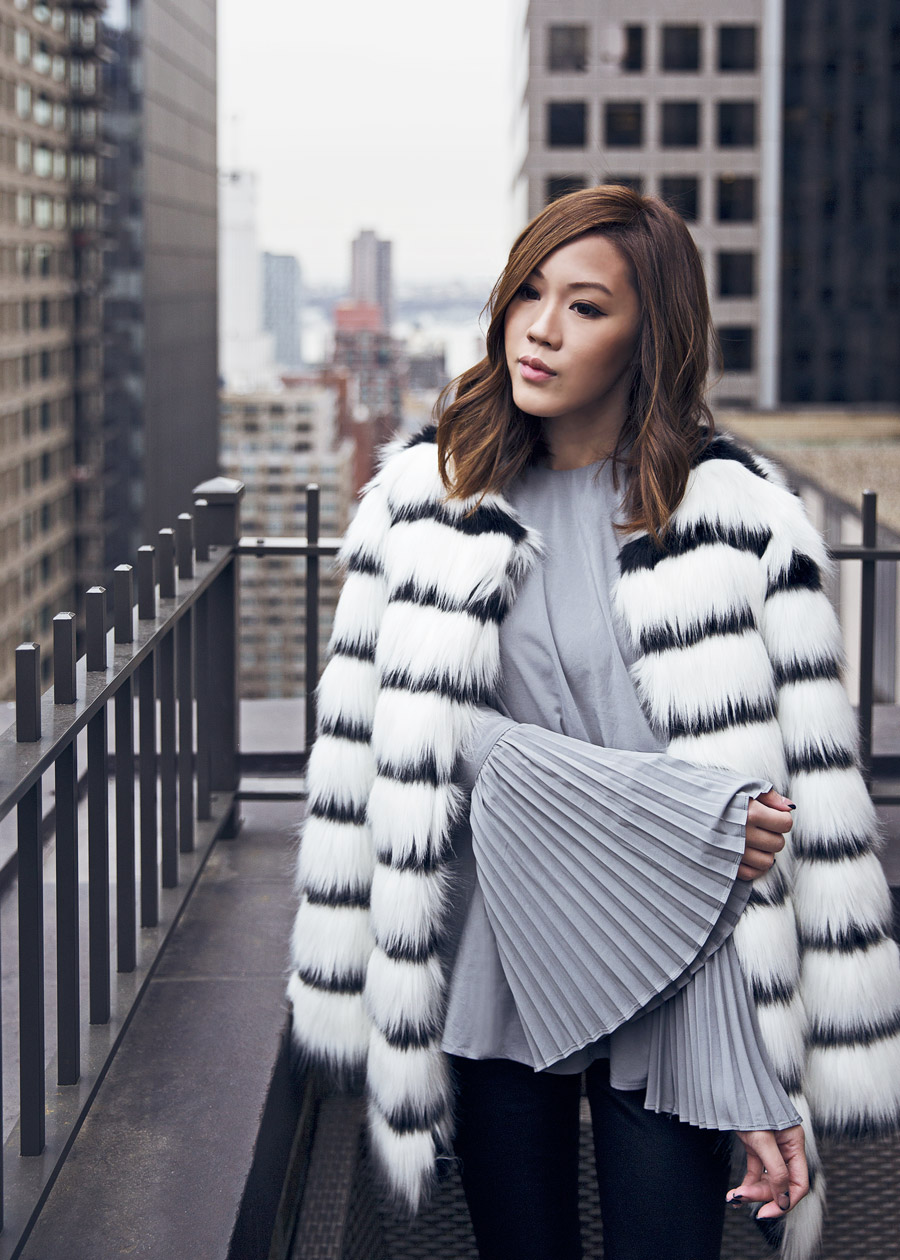 New York, Hotel, Westhouse, NYFW, Fashion Week, Outfit, Faux Fur