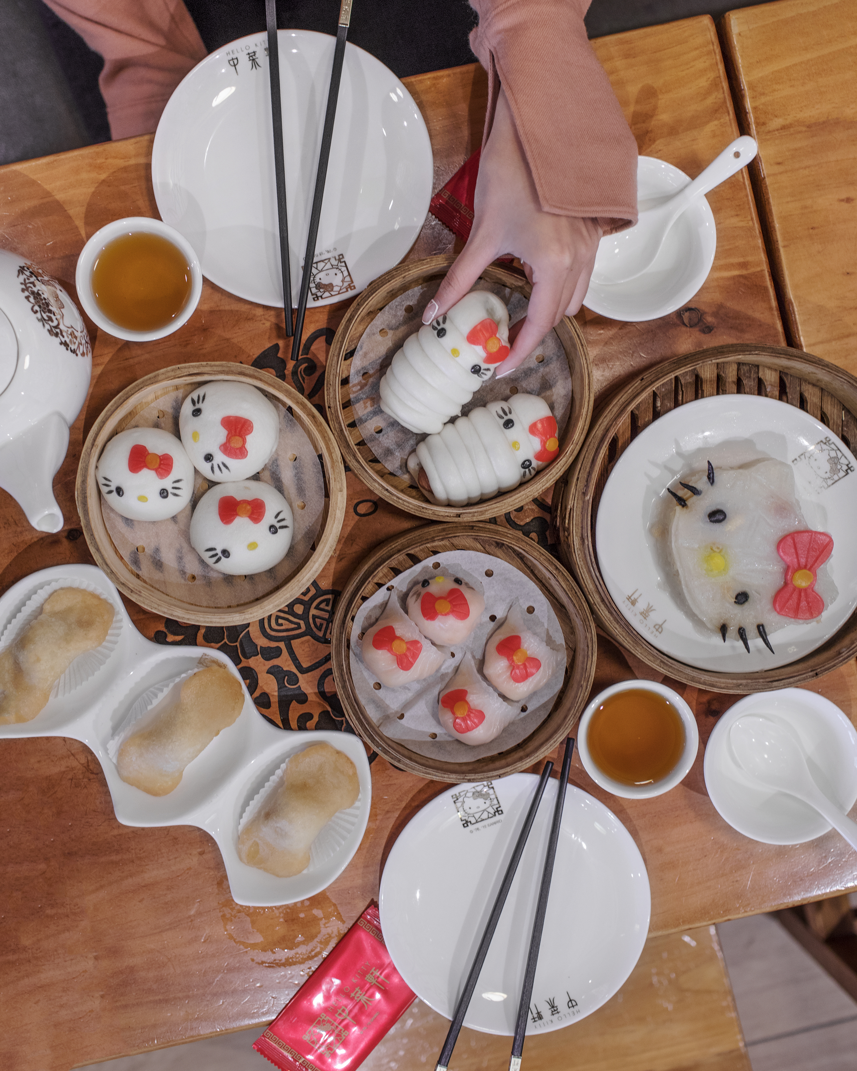 Hello Kitty Chinese Cuisine Dim Sum Jenny Tsang of Tsangtastic  in Hong Kong must see instagram spots must visit attractions