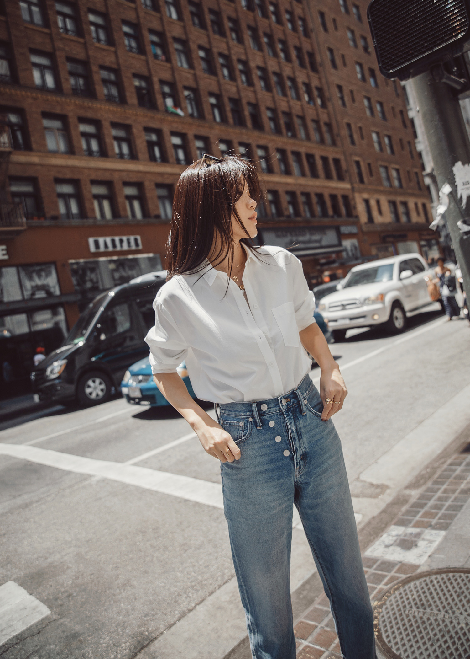 Summer Staples : White Shirt and Dad Jeans – TSANGTASTIC